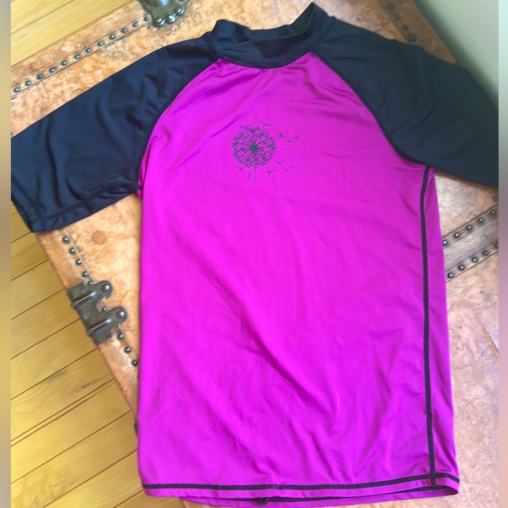 Bundled $6 Tesla Dandelion Print Rash Guard